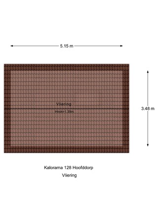 Floorplan - Kalorama 128, 2132 RB Hoofddorp